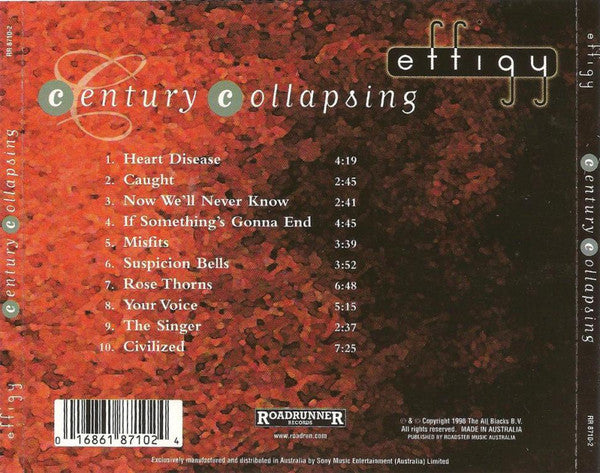 Effigy : Century Collapsing (CD, Album)