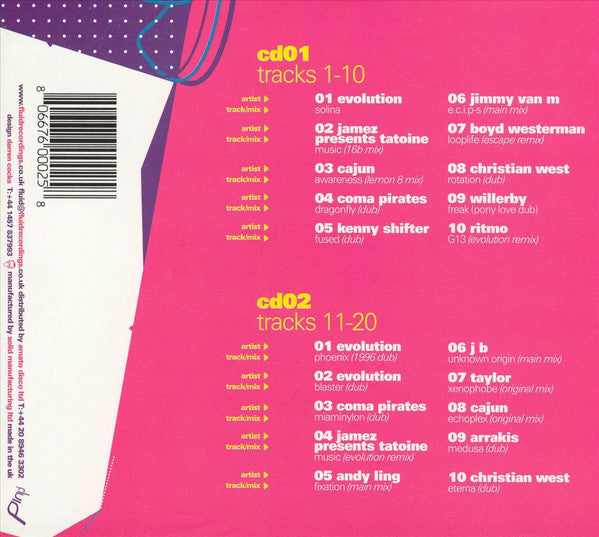 Evolution + Lucien Foort : FluidCompilation (2xCD, Comp, Mixed)
