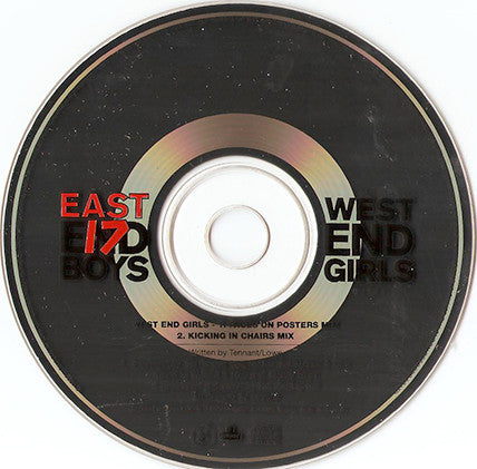 East 17 : West End Girls (CD, Single)