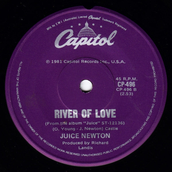 Juice Newton : Queen Of Hearts (7", Single)