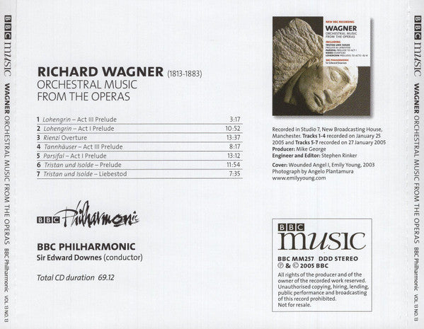 Richard Wagner, BBC Philharmonic, Edward Downes : Orchestral Music From The Operas (CD, Comp)