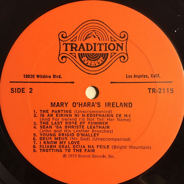 Mary O'Hara : Mary O'Hara's Ireland (LP, RE)
