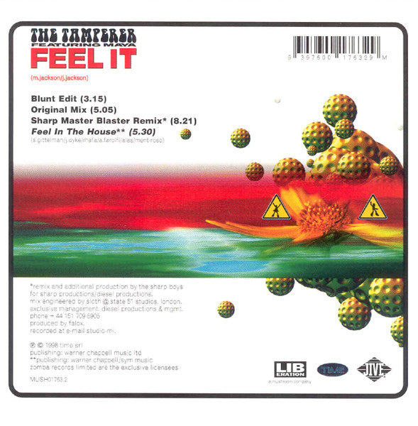 The Tamperer Featuring Maya : Feel It (CD, Maxi, Car)