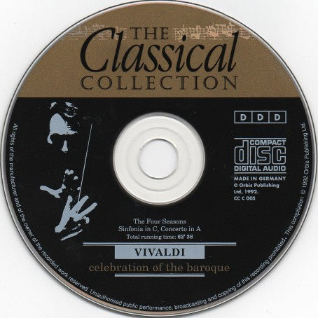 Antonio Vivaldi : Celebration Of The Baroque (CD, Comp)