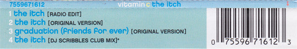 Vitamin C (2) : The Itch (CD, Single)