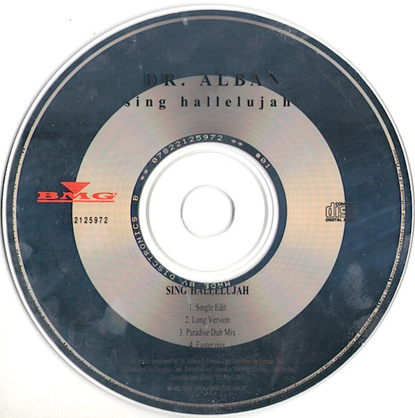 Dr. Alban : Sing Hallelujah! (CD, Single, Car)