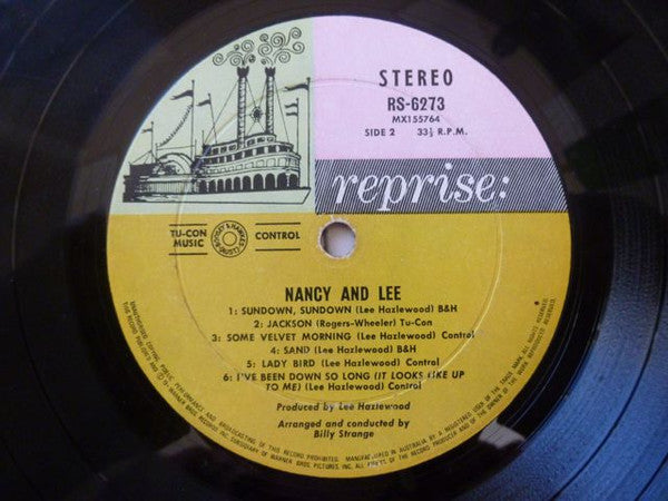 Nancy Sinatra & Lee Hazlewood : Nancy & Lee (LP, Album)