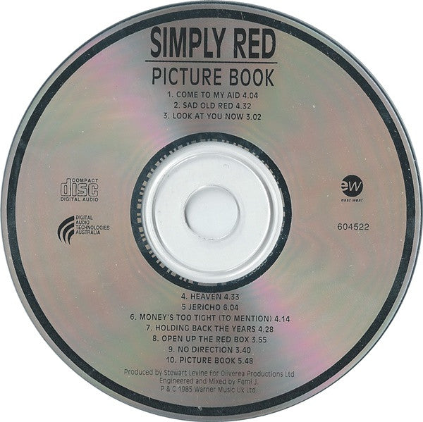 Simply Red : Picture Book (CD, Album, RE, RM)