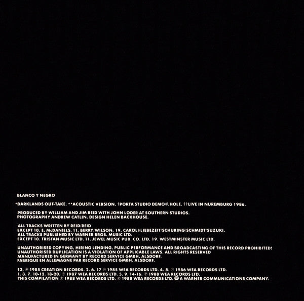 The Jesus And Mary Chain : Barbed Wire Kisses (B-Sides And More) (CD, Comp)