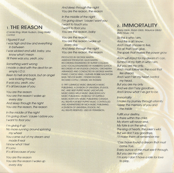 Celine Dion* : Let's Talk About Love (CD, Album)