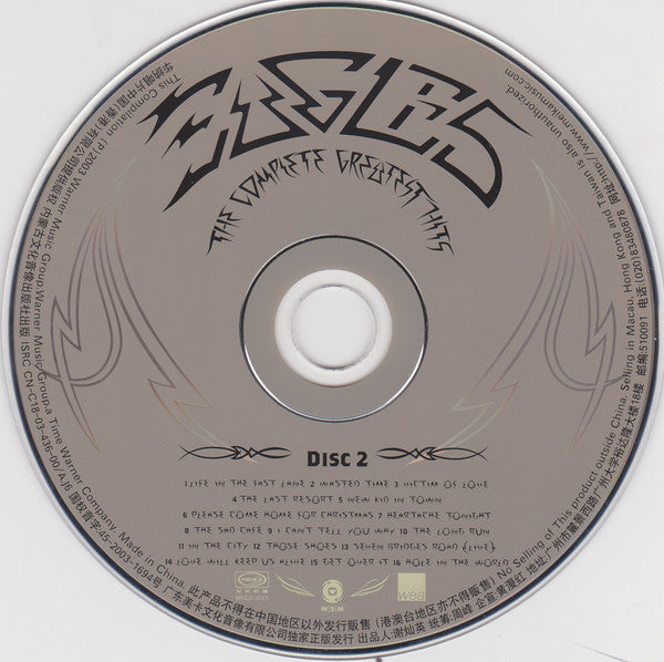 Eagles : The Complete Greatest Hits (2xCD, Comp)