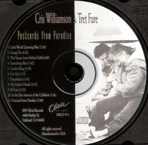 Cris Williamson & Tret Fure : Postcards From Paradise (CD, Album)