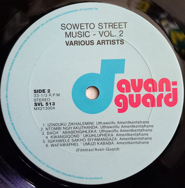 Various : Soweto Street Music The Definitive Collection Vol 2 (LP, Album)