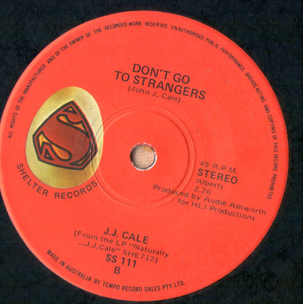 J.J. Cale : Crazy Mama (7", Single)