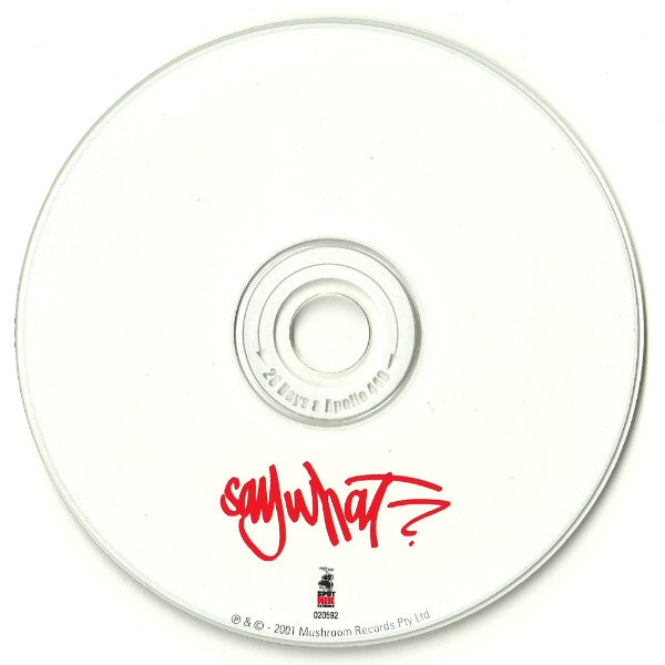 28 Days And Apollo 440 : Say What? (CD, Single)