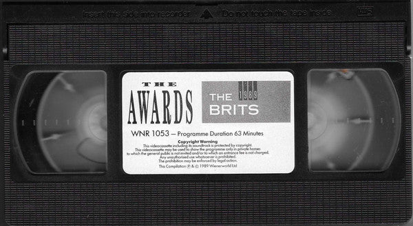 Various : The Brits The Awards 1989 (VHS, Comp, PAL, Hi-)