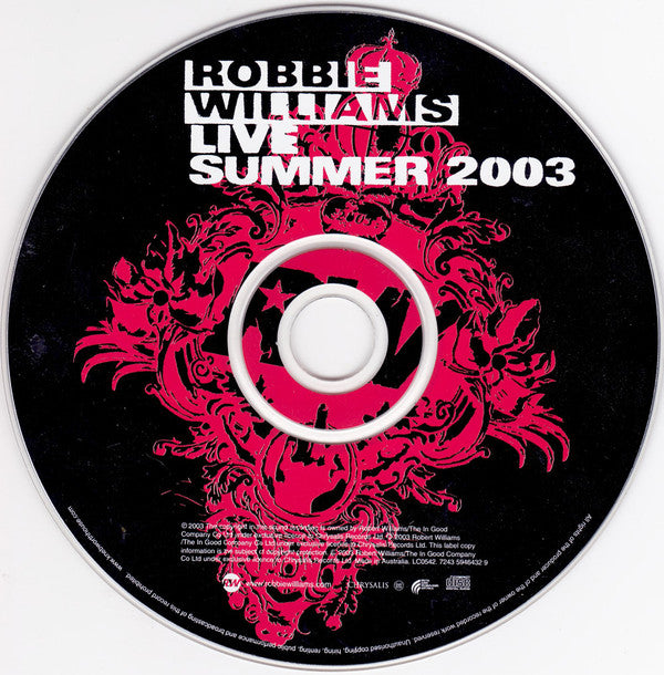 Robbie Williams : Live Summer 2003 (CD, Album)