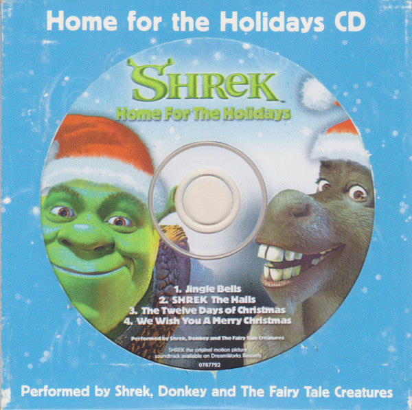 Shrek (2), Donkey (4) and The Fairy Tale Creatures : Home For The Holidays (CD, EP, Promo, Car)
