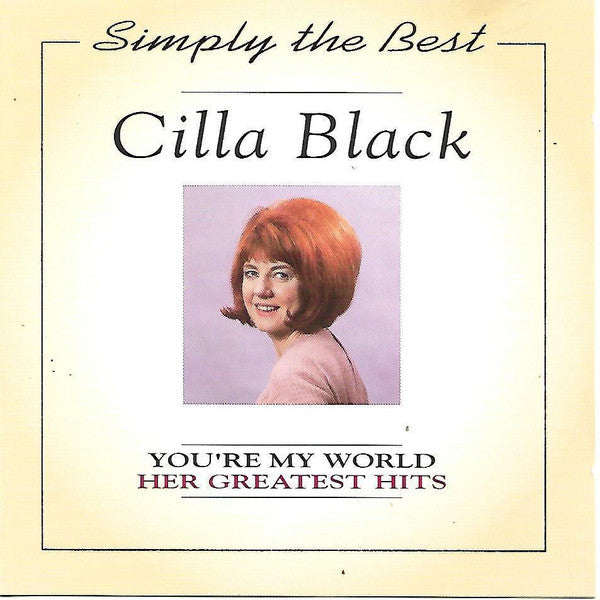 Cilla Black : You're My World - Her Greatest Hits (CD, Comp)
