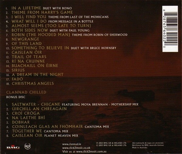 Clannad : The Best Of Clannad - In A Lifetime (2xCD, Comp)