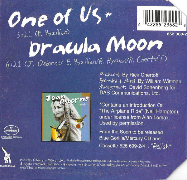 Joan Osborne : One Of Us (CD, Single, Car)