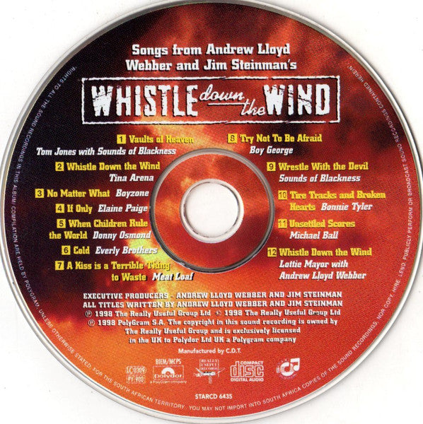 Various : Songs From Whistle Down The Wind (CD, Comp)