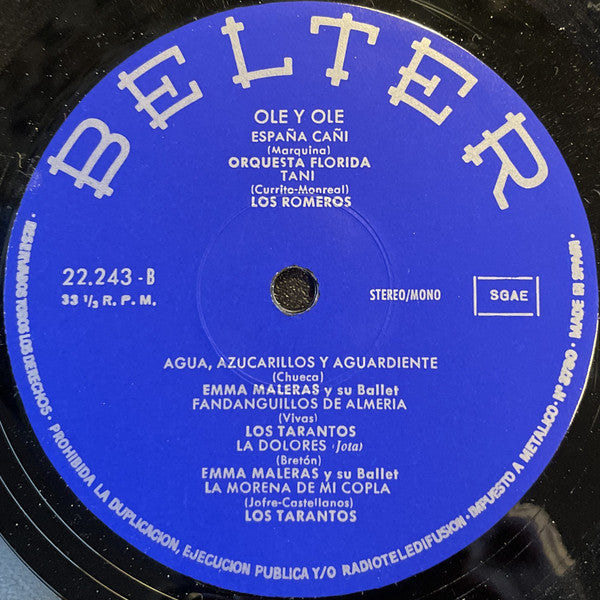 Various : Ole Y Olé (LP, Comp)