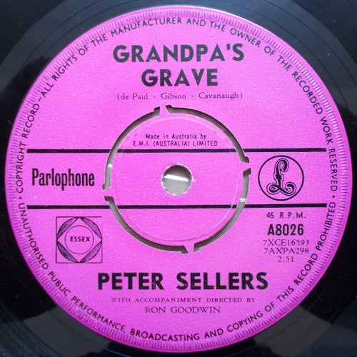Peter Sellers And Sophia Loren : Goodness Gracious Me! / Grandpa's Grave (7", Single)