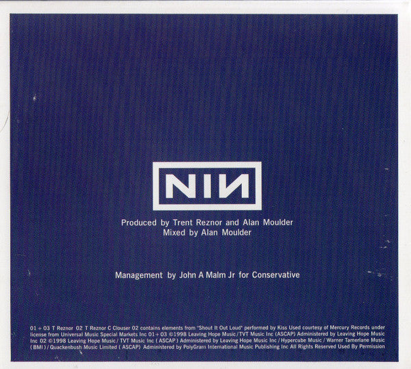 Nine Inch Nails : The Day The World Went Away (CD, Single, Dig)