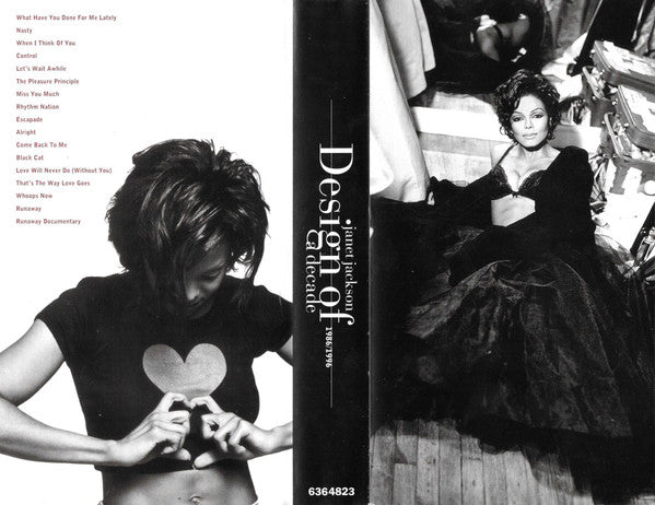 Janet Jackson : Design Of A Decade 1986/1996 (VHS, Comp)