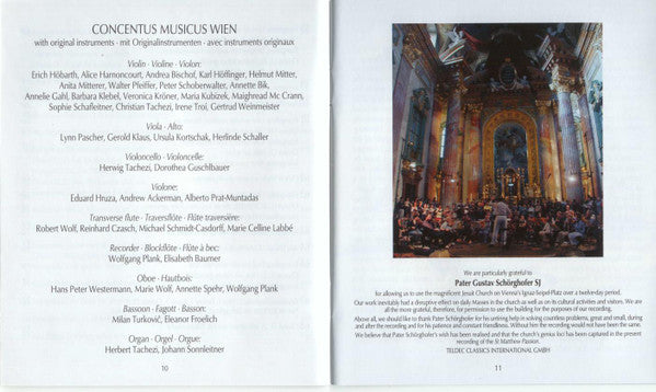 Bach*, Nikolaus Harnoncourt, Arnold Schoenberg Chor, Wiener Sängerknaben*, Concentus Musicus Wien : Matthäus-Passion (DVD-A, Album, Multichannel)