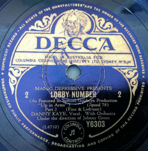 Danny Kaye (2) : Lobby Number (Shellac, 10")