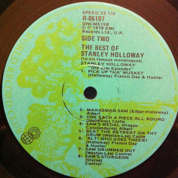 Stanley Holloway : The Best Of Stanley Holloway. The Lion & Albert And Other Favourites (LP, Comp, Mono, Club)