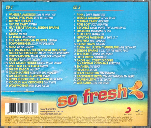 Various : So Fresh: The Hits Of Summer 2010 + The Best Of 2009 (2xCD, Comp)