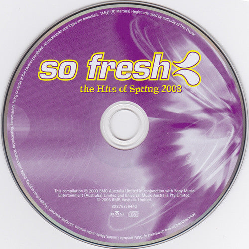 Various : So Fresh: The Hits Of Spring 2003 (CD, Comp)