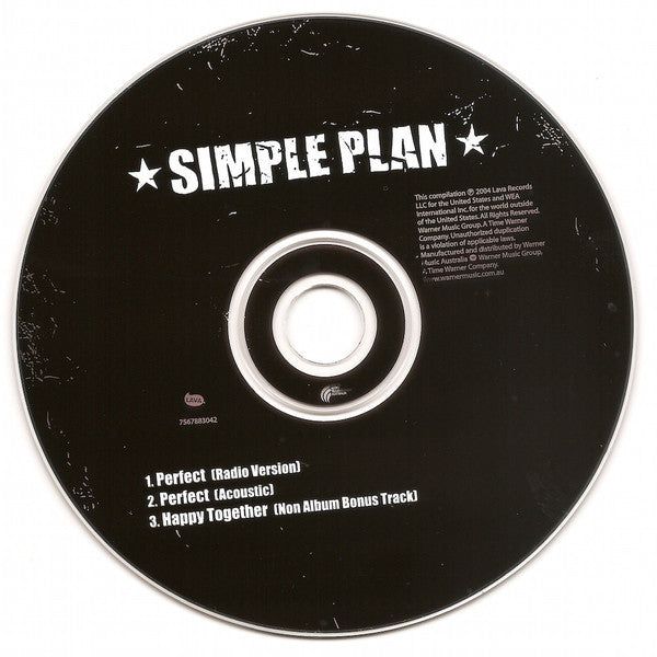 Simple Plan : Perfect (CD, Single)