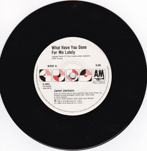Janet Jackson : What Have You Done For Me Lately (7", Single)