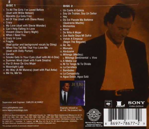 Julio Iglesias : The Essential Julio Iglesias (2xCD, Comp)