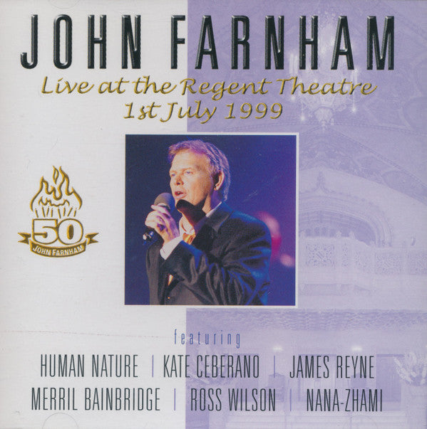 John Farnham : Live At The Regent Theatre 1st July 1999 (CD, Album)