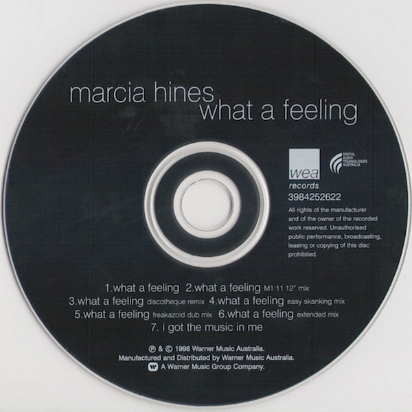 Marcia Hines : What A Feeling (CD, Single)