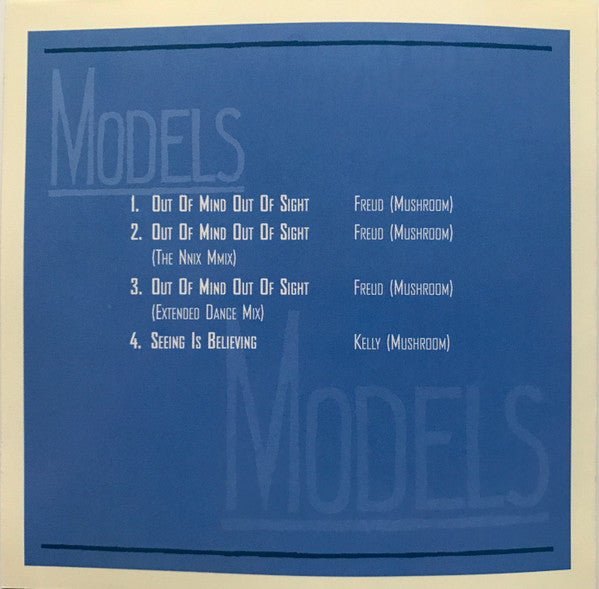 Models (2) : Out Of Mind Out Of Sight (CD, Single, Ltd)