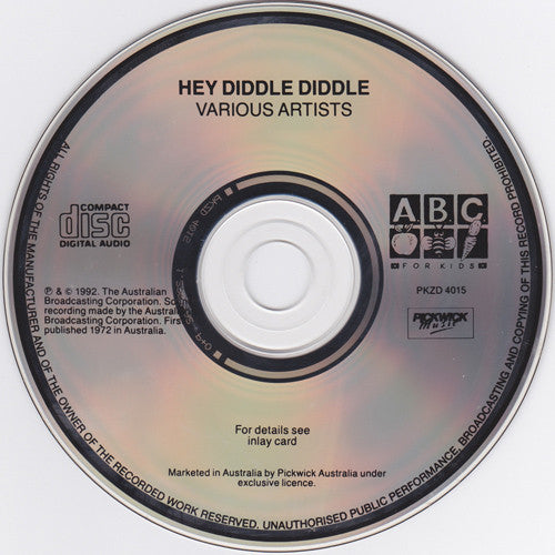 Play School, Kindergarten (6) : Hey Diddle Diddle (CD, Album, RE)