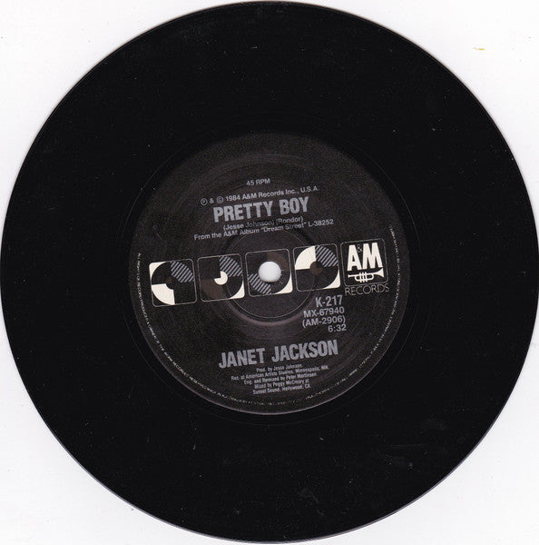 Janet Jackson : Let's Wait Awhile (7", Gen)