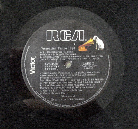 Various : Argentina Tango 1978 (LP, Comp)