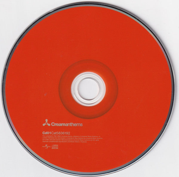 Various : Cream Anthems Winter 2002 (2xCD, Comp, Mixed)