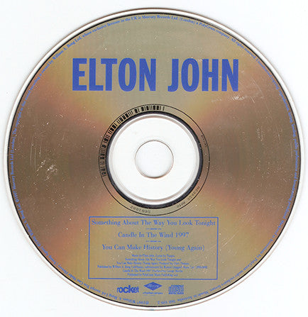 Elton John : Something About The Way You Look Tonight / Candle In The Wind 1997 (CD, Single)
