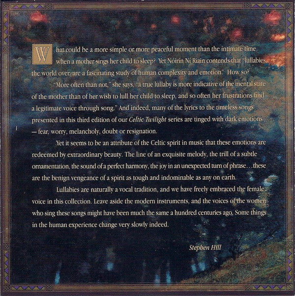 Various : Celtic Twilight 3: Lullabies (CD, Comp)