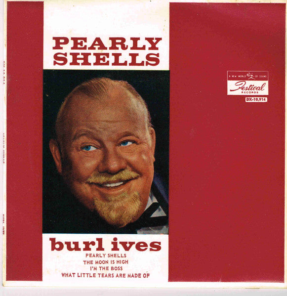 Burl Ives : Pearly Shells (7", EP, Mono)