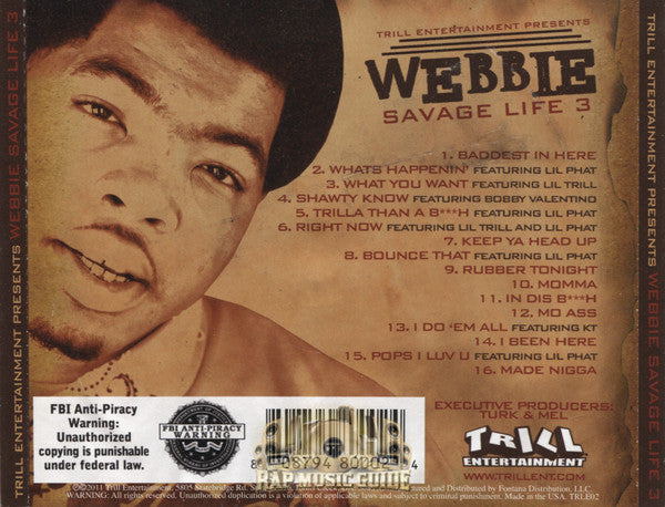 Webbie : Savage Life 3 (CD, Album)
