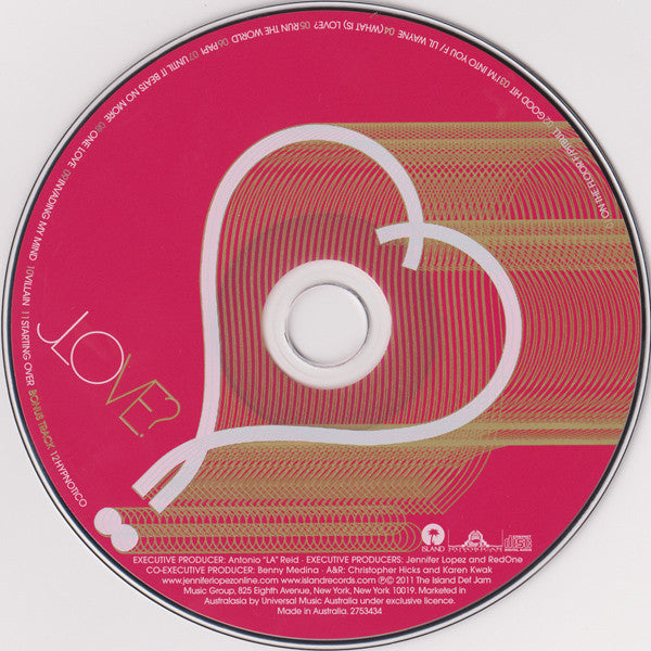 Jennifer Lopez : Love? (CD, Album)